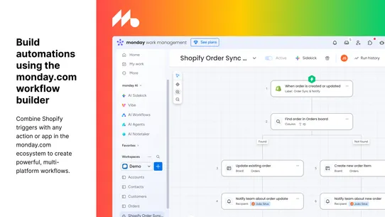 monday.com Connector screenshot