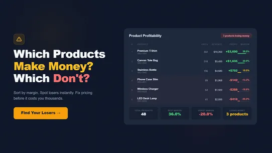 OCS Real Profit Calculator screenshot