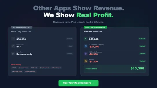 OCS Real Profit Calculator screenshot