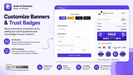 PWC : Order &amp; Checkout Editor screenshot