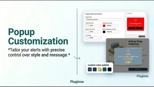 Pluginos‑Order Quantity Limits screenshot