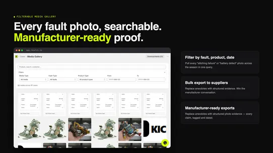 Resolvi ‑ Warranty Management screenshot