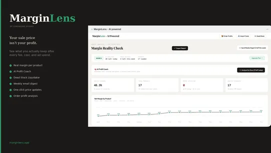 MarginLens ‑ AI Powered screenshot