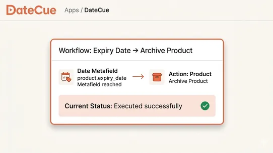 DateCue: Metafield Automation screenshot