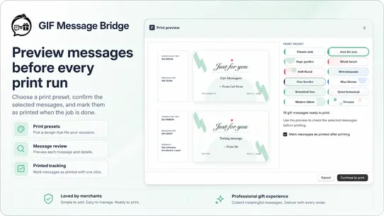 Qurve: Gift Message Bridge screenshot