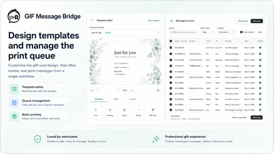 Qurve: Gift Message Bridge screenshot