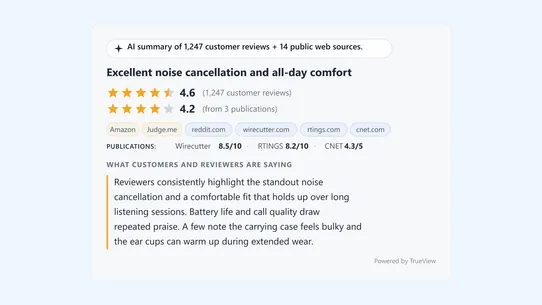 TrueView screenshot