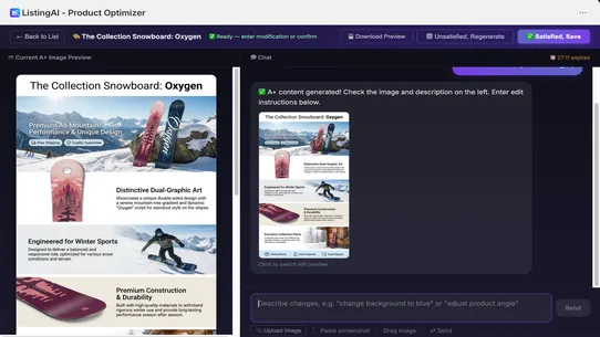ListingAI ‑ Product Optimizer screenshot