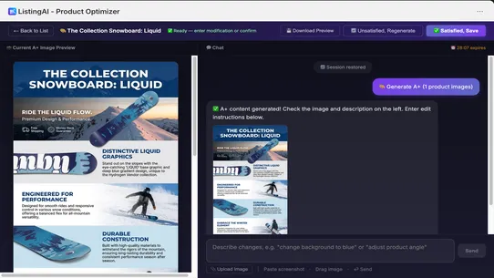 ListingAI ‑ Product Optimizer screenshot