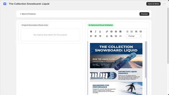 ListingAI ‑ Product Optimizer screenshot