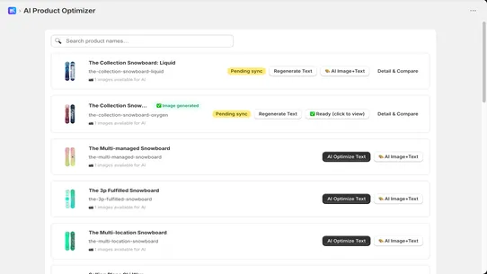 ListingAI ‑ Product Optimizer screenshot