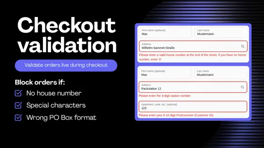 VerifyShip ‑ Address Validator screenshot