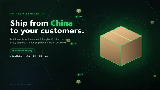 Prime Scale China Fulfillment screenshot