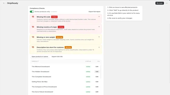 ShipReady screenshot