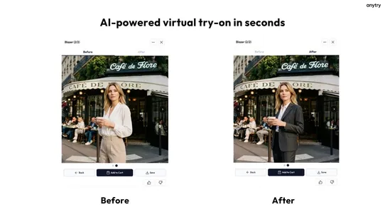 AnyTry Virtual Try On screenshot