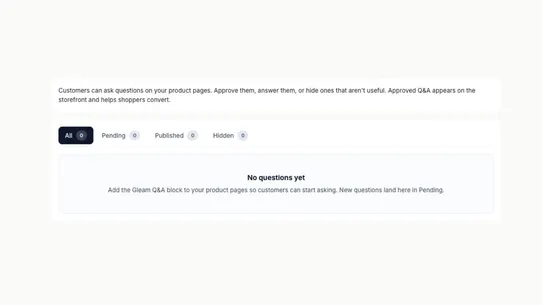 Gleam Reviews screenshot
