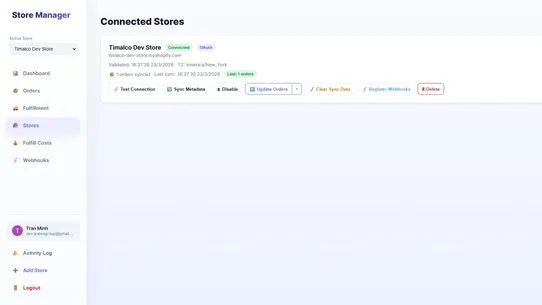 Timalco Store Manager screenshot