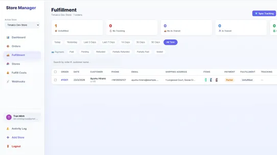 Timalco Store Manager screenshot