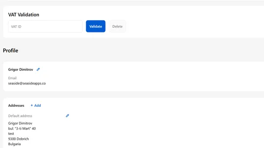 Easy EU VAT Exemption screenshot