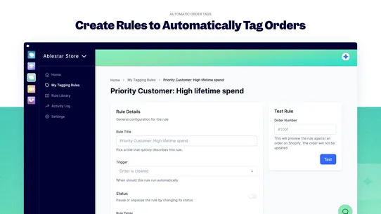 Ablestar Automatic Order Tags screenshot