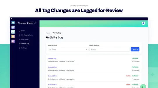 Ablestar Automatic Order Tags screenshot