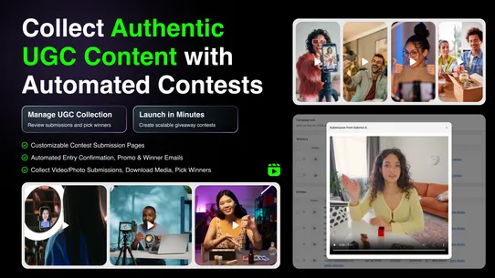 ReelWin: UGC Video Contests screenshot