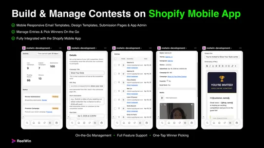 ReelWin: UGC Video Contests screenshot