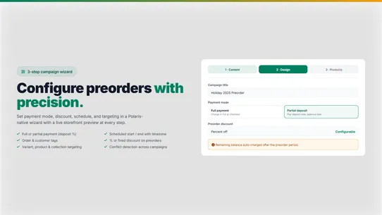 Preorder Back In Stock screenshot