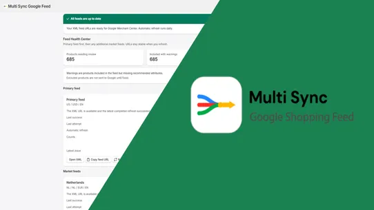 Multi Sync Google Feed screenshot