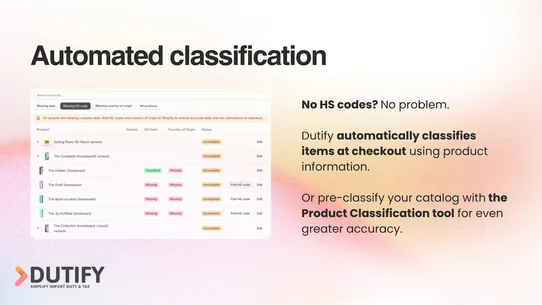 Dutify Duty &amp; Tax Calculator screenshot