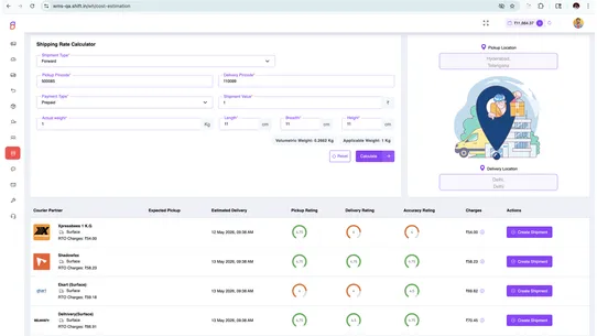 Shift Fulfillment screenshot