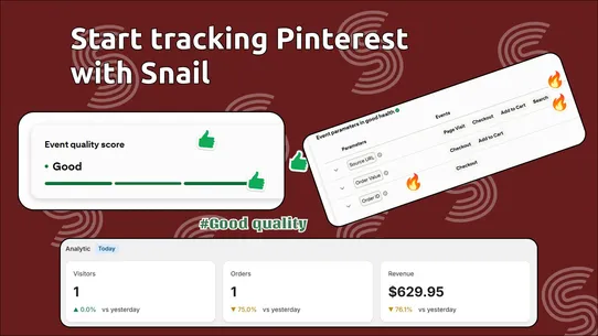 Snail: Pinterest Pixel &amp; CAPI screenshot