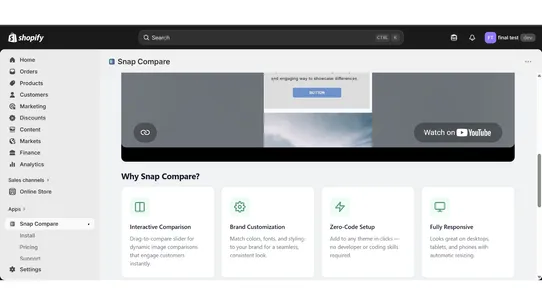 Snap Compare screenshot