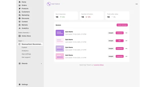Sensez screenshot