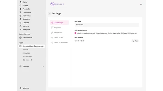 Sensez screenshot