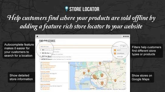 Lifter Store Locator screenshot