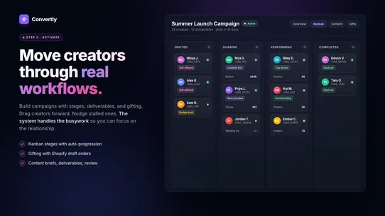 Convertly: Ambassador Commerce screenshot