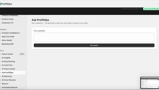 ProfitOps screenshot