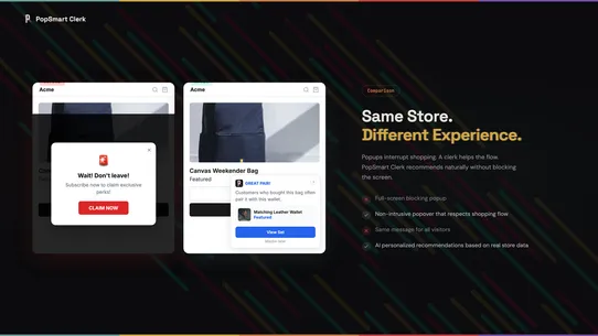 PopSmart Clerk screenshot