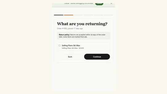 Adjudge: Returns &amp; Fraud AI screenshot