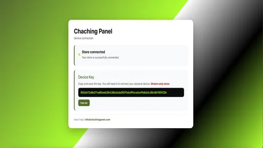 Chaching Panel screenshot