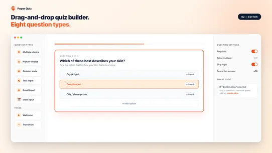 Poper Quiz: AI Product Finder screenshot