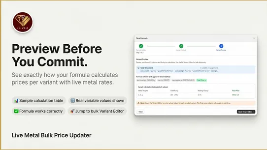 Live Metal Bulk Price Updater screenshot