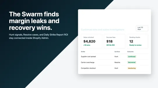 The Swarm: Recovery &amp; Sourcing screenshot