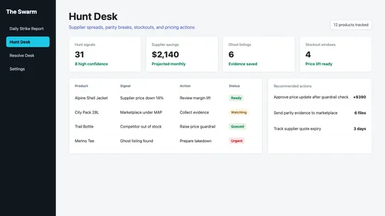 The Swarm: Recovery &amp; Sourcing screenshot