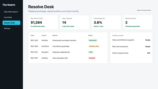 The Swarm: Recovery &amp; Sourcing screenshot
