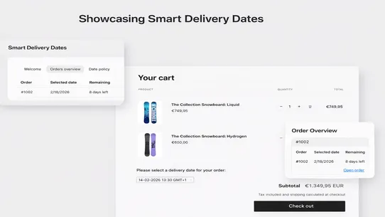 Smart Delivery Dates screenshot