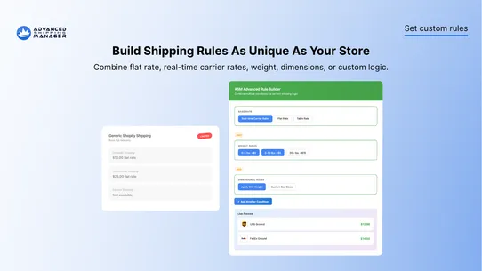Advanced Shipping Rate Manager screenshot