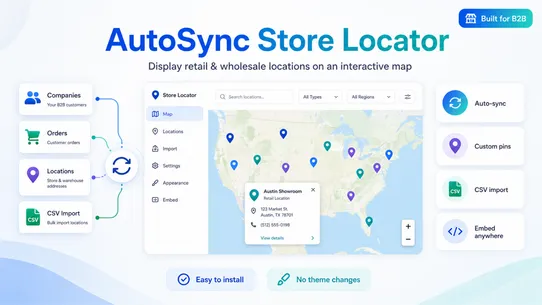 AutoSync Store Locator screenshot