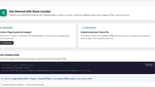 AutoSync Store Locator screenshot